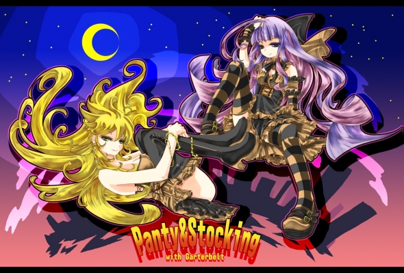 Panty & Stocking wallpaper
 Panty & Stocking with Garterbelt   ,  ,     , anime picture and wallpaper desktop,    ,    