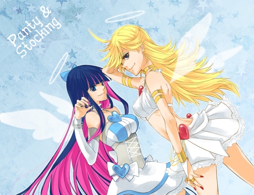 Panty & Stocking wallpaper
 Panty & Stocking with Garterbelt   ,  ,     , anime picture and wallpaper desktop,    ,    