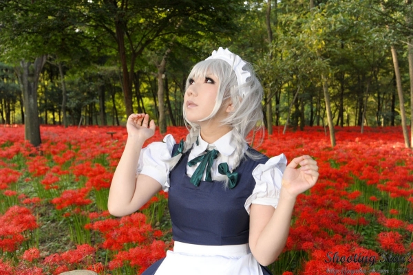 izayoi sakuya by saku
touhou cosplay pictures  