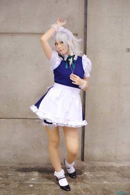 izayoi sakuya by satori
touhou cosplay pictures  