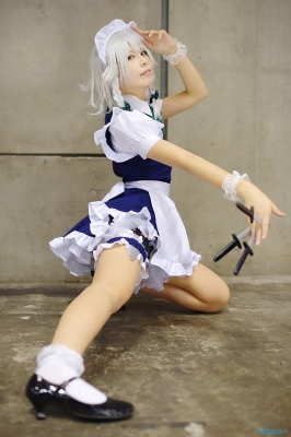 izayoi sakuya by satori
touhou cosplay pictures  