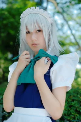 izayoi sakuya by satori
touhou cosplay pictures  