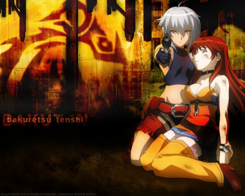 Bakuretsu Tenshi
   ,  ,     , Bakuretsu Tenshi Burst Angel anime picture and wallpaper desktop,    ,    