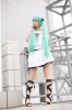 Hatsune Miku white dress by Kanda Midori 012
 Hatsune Miku vocaloid cosplay