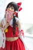 hakurei reimu by sakura chii
touhou cosplay pictures  