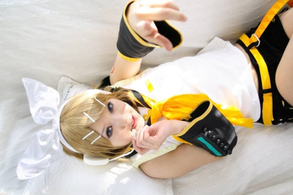  
    rin kagami vocaloid Cosplay