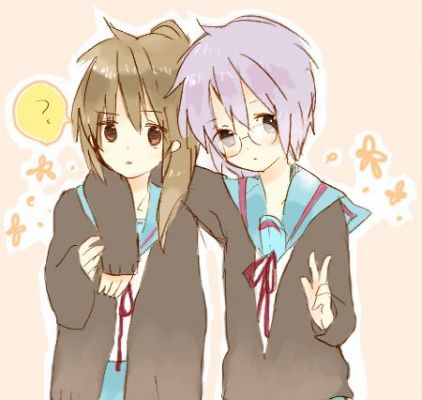 Nagato & Kyonko
kyonko nagato yuki