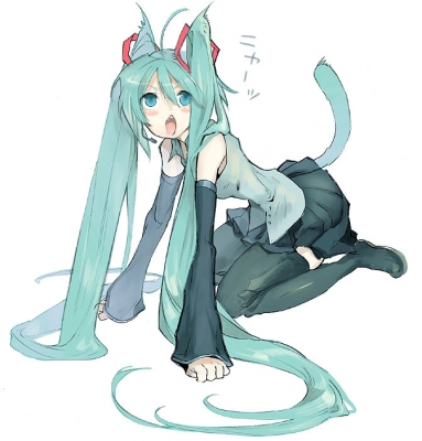 Hatsune Miku Neko
hatsune miku vocaloid neko catgirl