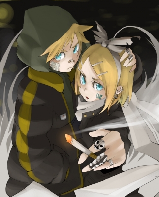 gangsta twins
kagamine len rin vocaloid