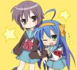 Konata's cosplay
konata izumi nagato yuki cosplay