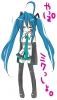 hatsune konata :3
lucky star konata izumi hatsune miku vocaloid