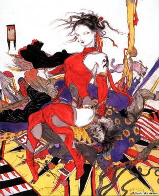 Elektra and Wolverine The Redeemer-01-99
Yoshitaka Amano