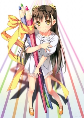 Artbook Girls Girls Girls! 8 -Colorful Girls- 032
anime girls     kawai girls