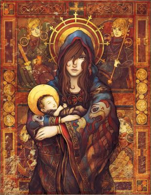 Madonna_and_Child____by_ninebreaker
ninebreaker