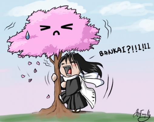  
animeprikol bleach byakuya kuchiki sakura