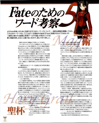 Fate/Stay Night
Fate Stay Night Premium Fanbook
 Fate Stay Night