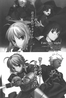 Fate/Stay Night
 Fate Zero (PreHistory)
 Fate Stay Night Zero