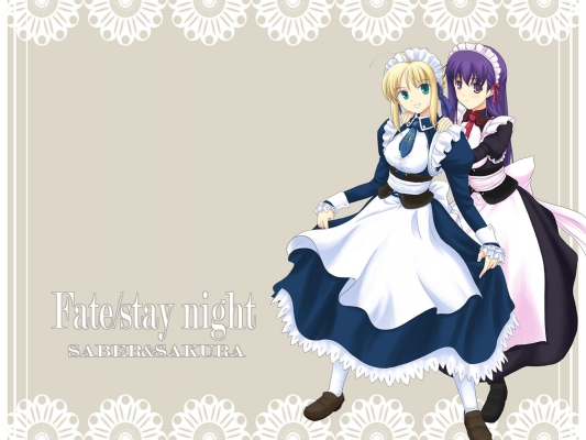 Fate Stay Night
1600x1200 fate stay_night sakura maid saber 
1600x1200 fate stay_night sakura maid saber 