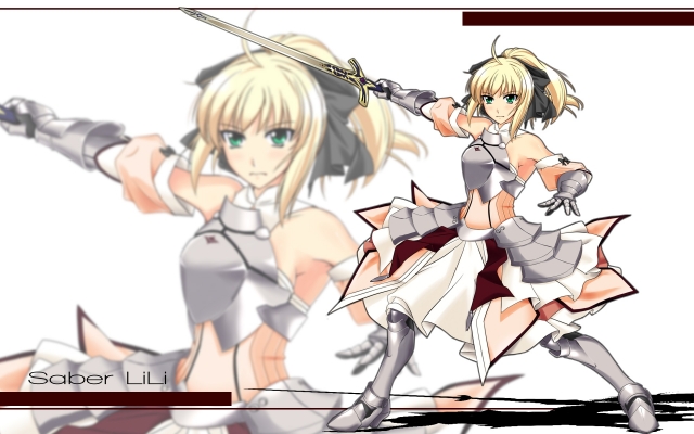 Fate Stay Night
 Saber lily
fate stay_night saber