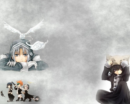 D. Gray-man
Allen, D.Gray-man, Lavi, Kanda